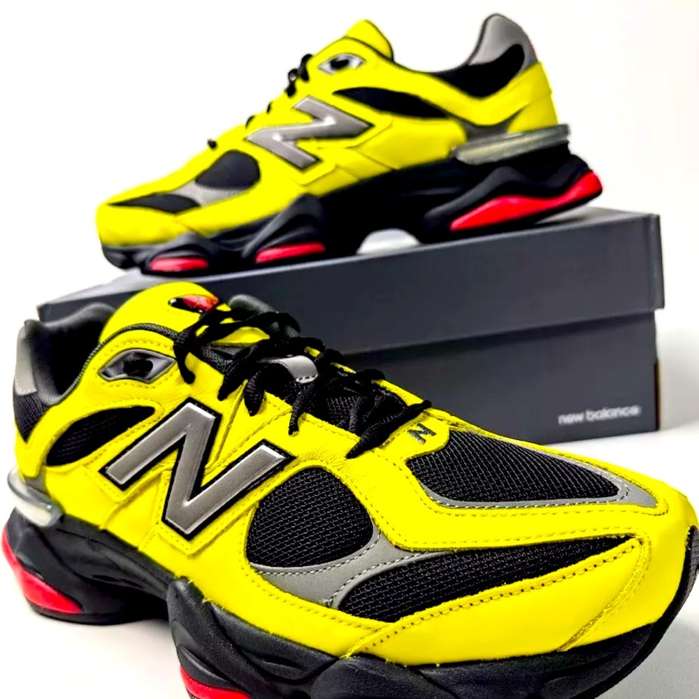💚🖤❤️ NEW BALANCE 9060 Tea Tree Green 💚🖤❤️ - Picture 7 of 8